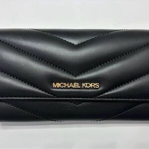 Michael Kors Black Quilted Wallet